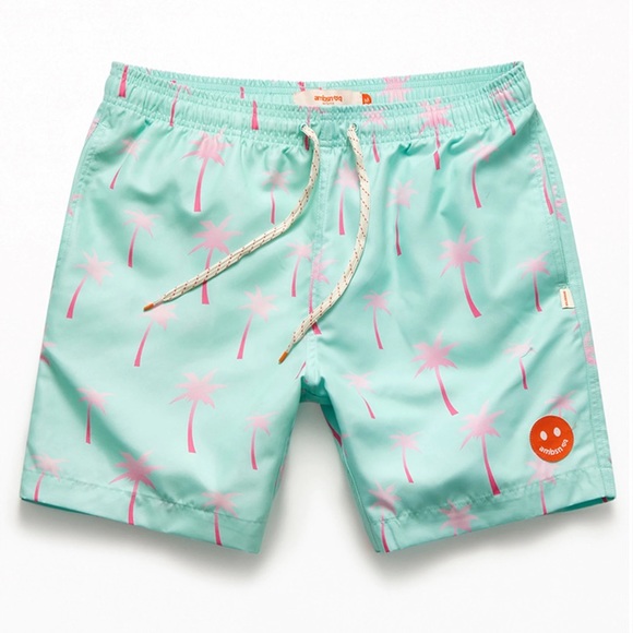 ambsn Other - ambsn Palm Tree 17" Swim Trunks - Medium